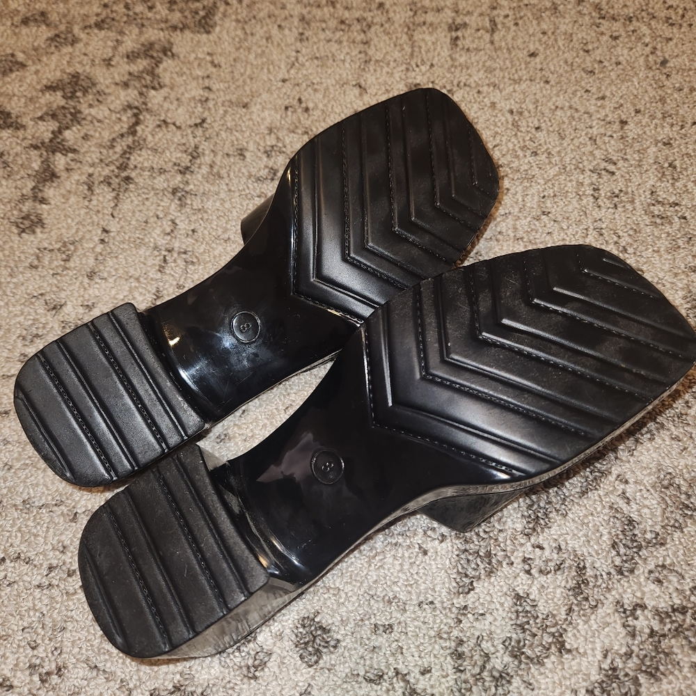 Beach By Matisse Black Jelly Sandals - Picture 4 of 6